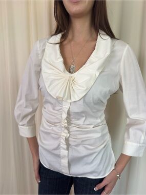 Prada collared blouse